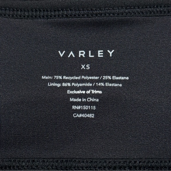 Varley Let’s Move Irena Bra in Black - Picture 6 of 7